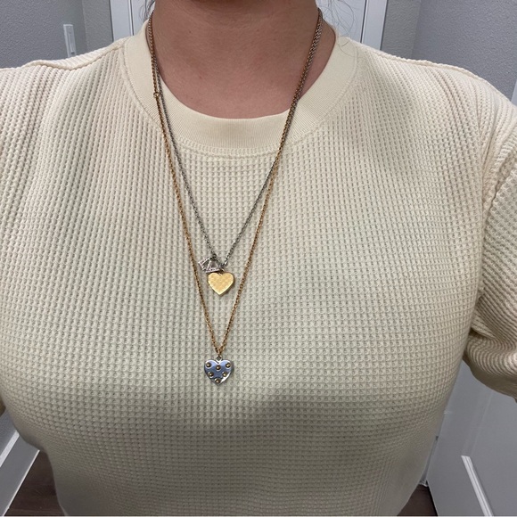 Louis Vuitton Swarovski Crystal Tiered Spiky Valentine Necklace - Picture 6 of 9